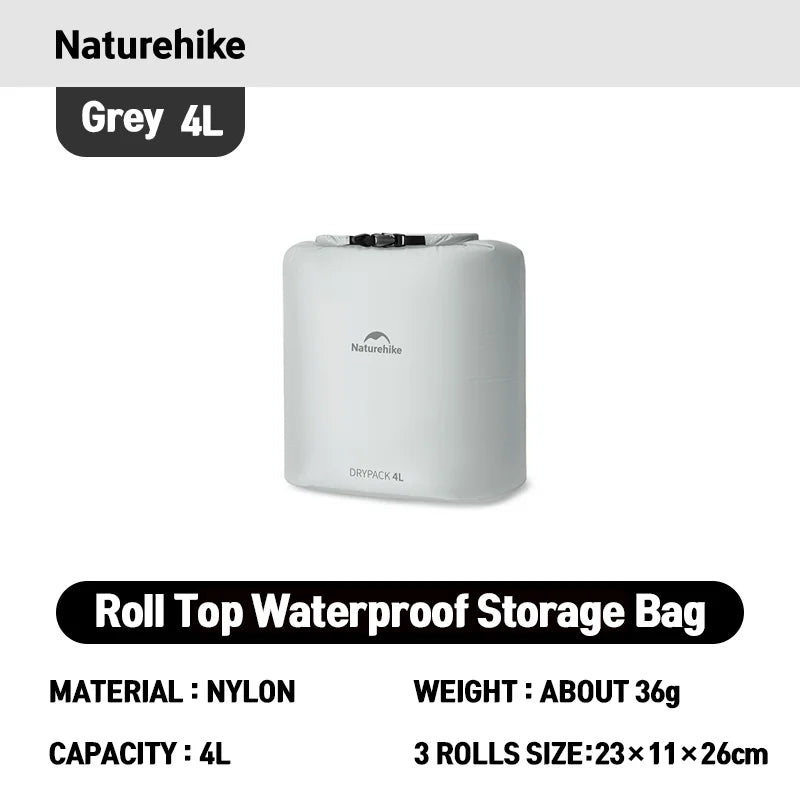 Naturehike Waterproof Dry Bag – Lightweight Roll Top Storage Sack