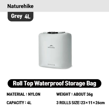 Naturehike Waterproof Dry Bag – Lightweight Roll Top Storage Sack