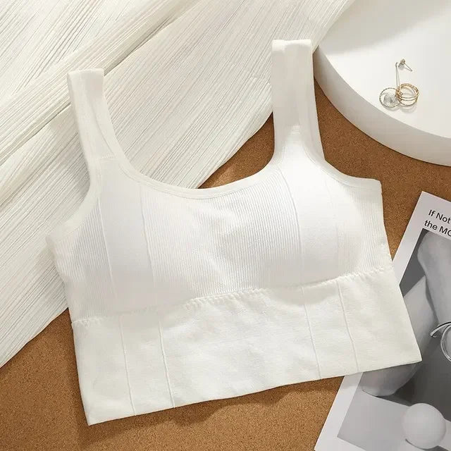 Seamless Sports Bra for Women – Breathable Crop Top for Yoga & Gym