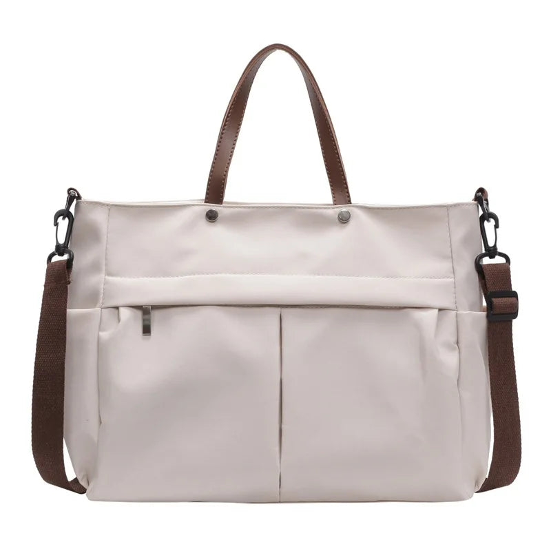 Large Capacity Nylon Tote Bag – Women's Shoulder & Crossbody Handbag