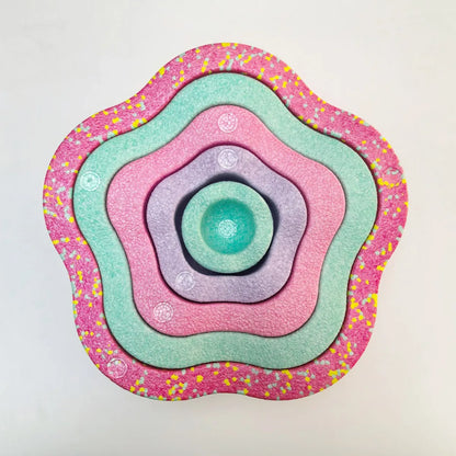 Kids Balance Stepping Stones Foam Sensory Toy – 5-Piece Set