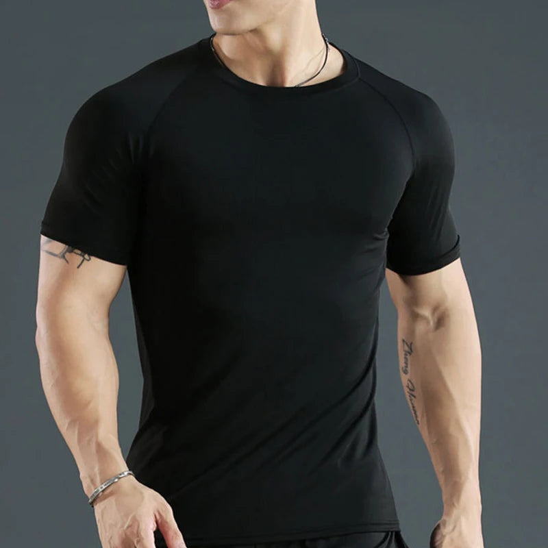 Men's Compression T-Shirts 2-Pack Quick Dry Sport Tops
