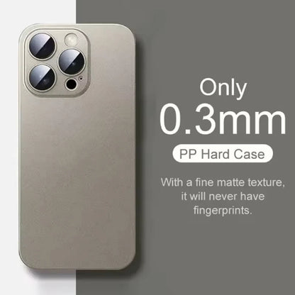 0 3mm Ultra Thin Clear Matte Pp Hard Slim Case Iphone 17 Air 17pro 16 15 14 13 12 11 Pro Max Shell