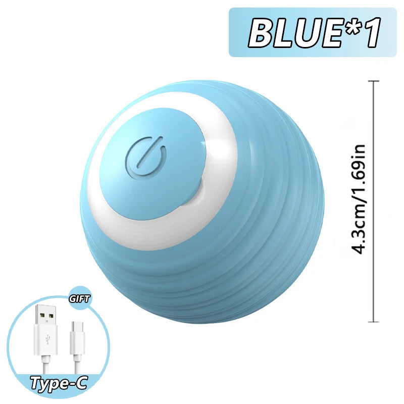 Interactive Cat Ball Toy with Spinning Tail – Self-Moving