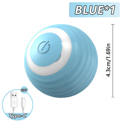 Interactive Cat Ball Toy with Spinning Tail – Self-Moving