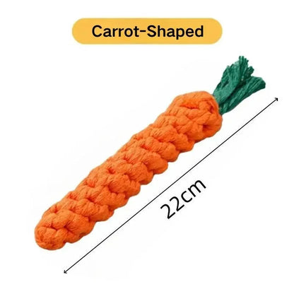 Dog Chew Toy – Plant-Dyed Cotton Rope, Teeth Cleaning