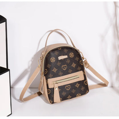 Floral Print Mini Backpack – Women's Fashion Bag