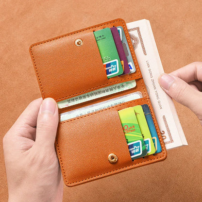 Slim Bifold Card Wallet with Driver's License Window