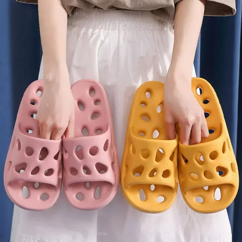 EVA Hole Slides – Unisex Anti-Slip Bathroom Slippers
