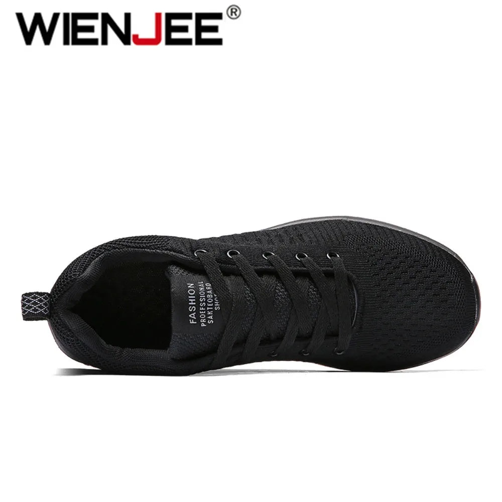 Men's Breathable Knit Sneakers – Lightweight Running & Walking Shoes