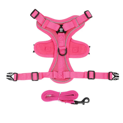 No-Pull Dog Harness & Leash Set – Adjustable Reflective Vest