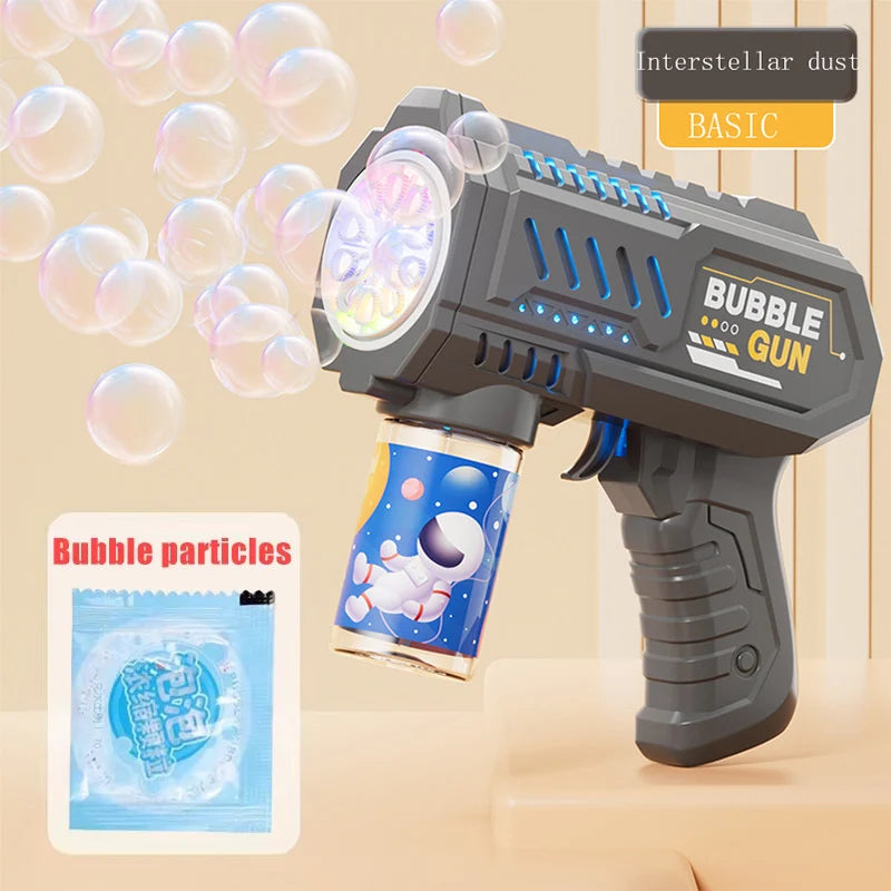 Automatic Bubble Gun Toy – Kids Outdoor Bubble Blower Machine