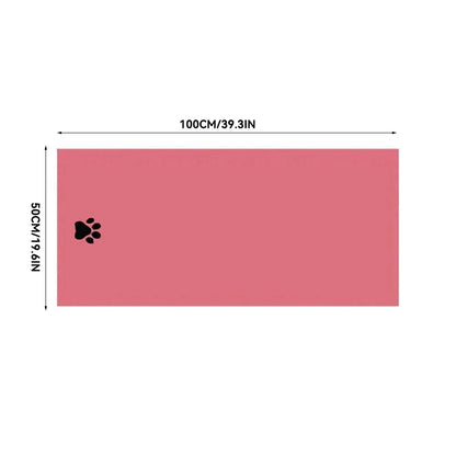 Microfiber Pet Bath Towel – Super Soft & Absorbent for Cats & Dogs