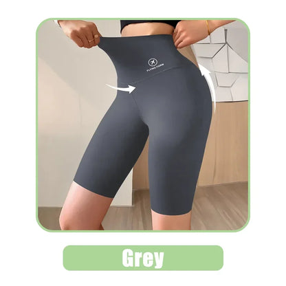 High Waist Biker Shorts for Women – Push Up Gym Cycling Yoga Leggings