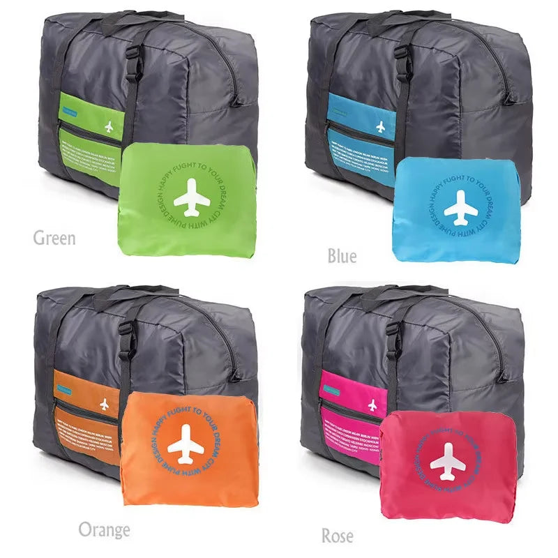 Foldable Waterproof Travel Duffel Bag – Large Capacity Carry-On