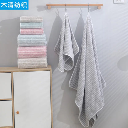 Quick-Dry Coral Fleece Towel Set – Soft & Absorbent
