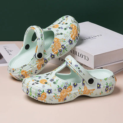 Women's Thick Sole Clog Sandals – Lightweight EVA Outdoor Shoes