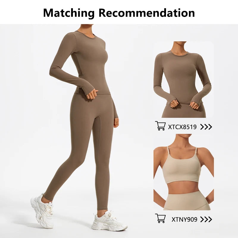 Push-Up High-Waist Yoga Leggings for Women – V-Shape Hip Lift