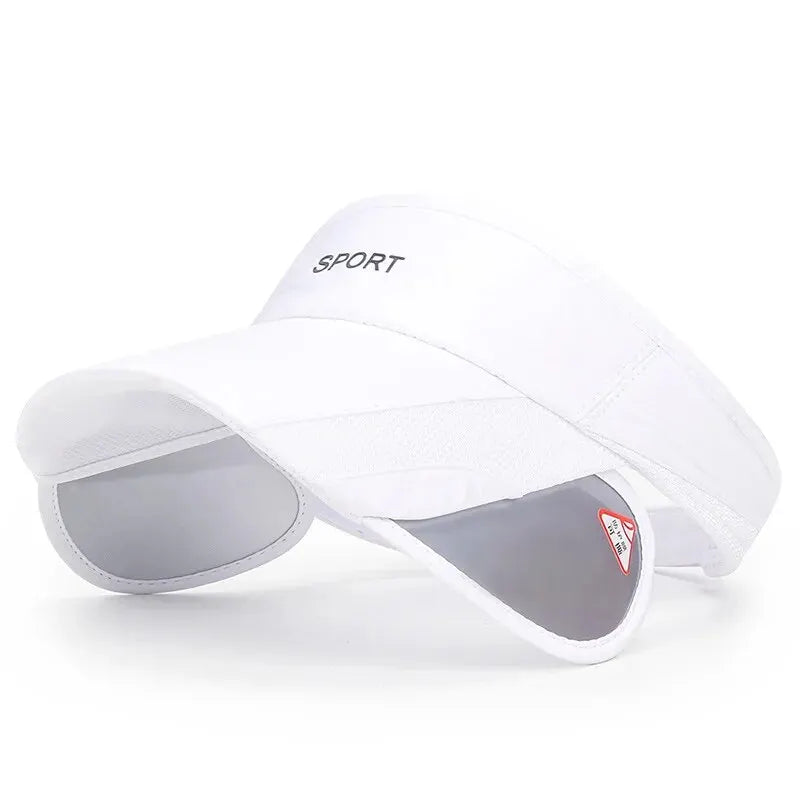Sport Sun Visor Cap with Retractable Brim