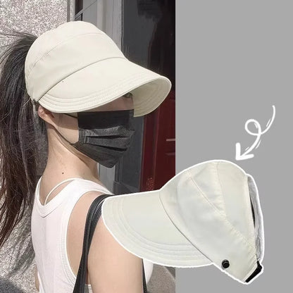UPF50+ Quick-Dry Sun Visor Cap – Lightweight Outdoor Hat