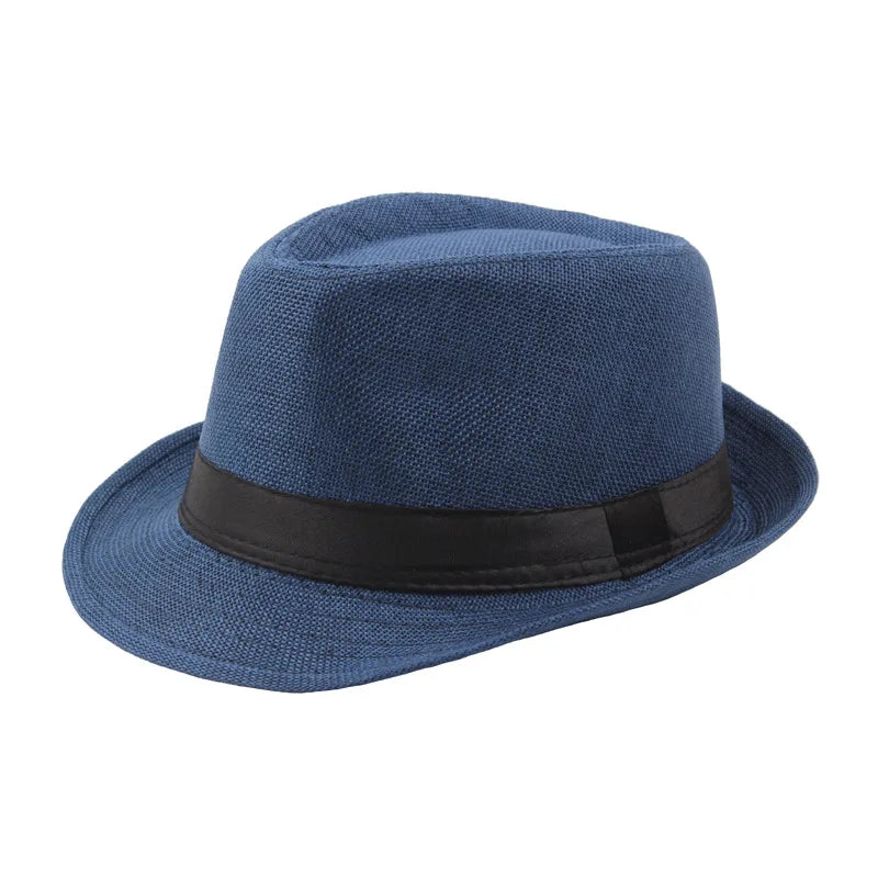 Fedora Sun Hat – Wide Brim Panama Jazz Cap for Men & Women