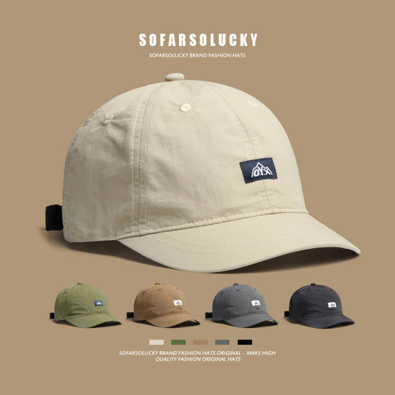 Quick-Dry Outdoor Sports Cap – Breathable Mesh Sun Hat