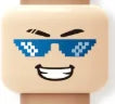 DIY Minifigure Print Heads – 10 Pcs LEGO-Compatible Assorted Faces