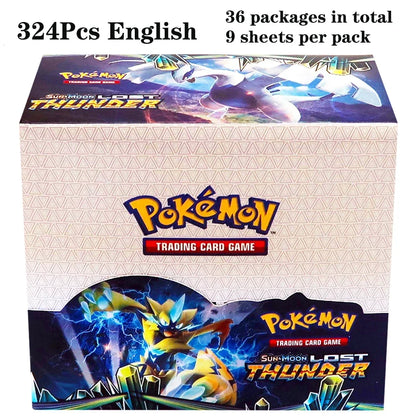 324pcs Pokemon Tcg Sword Shield Tempest Bonds Booster Box Trading Card Game Kids Toys Board