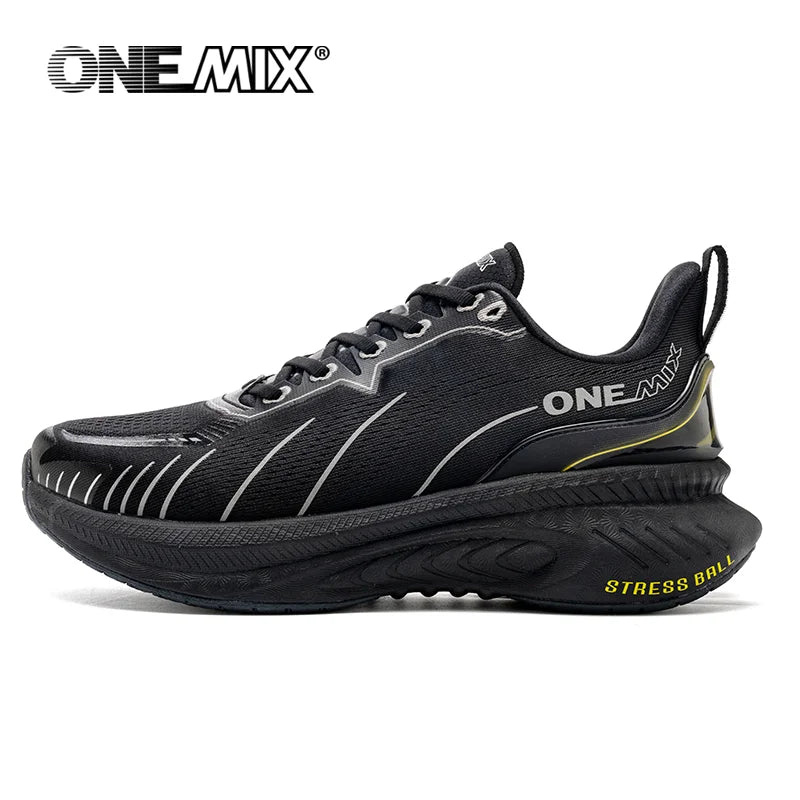 Cushioning Running Shoes Unisex – Non-Slip, Lace-Up Sports Sneakers for Heavy Runners