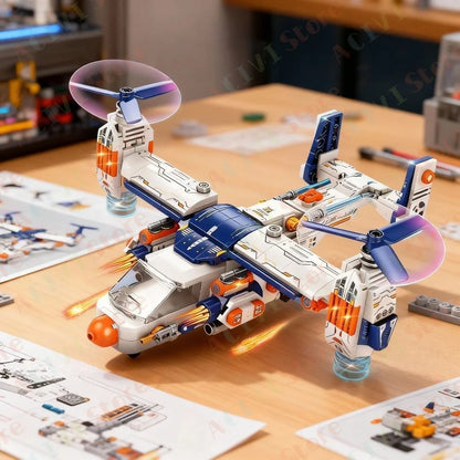 Navy Warship Building Block Model Kit – Compatible with LEGO Construction Sets