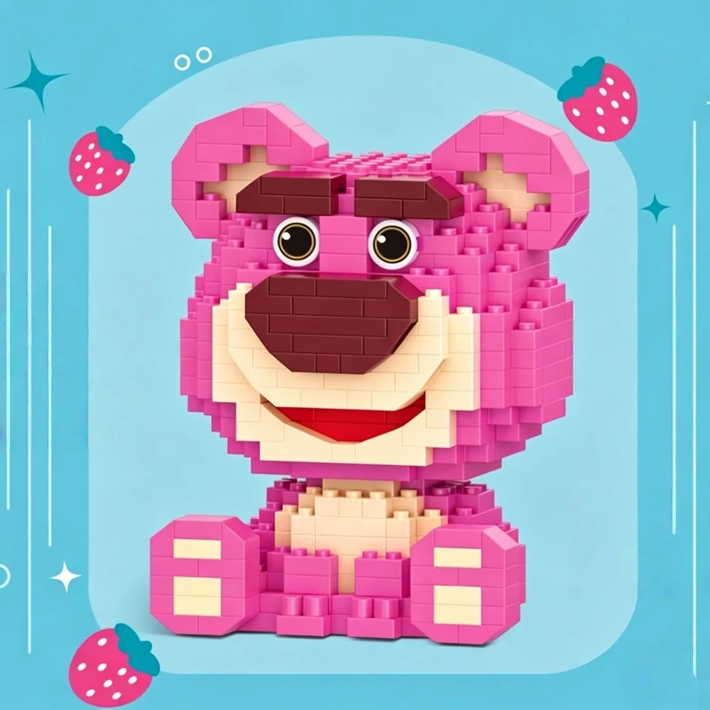 Disney Cartoon Mini Building Blocks – Linabell, Lotso, Winnie, Stellalou & Friends
