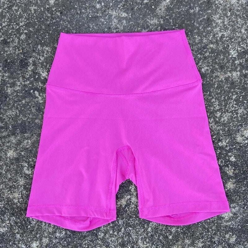 Women's High-Waist Biker Shorts – Squat-Proof Yoga & Gym Shorts