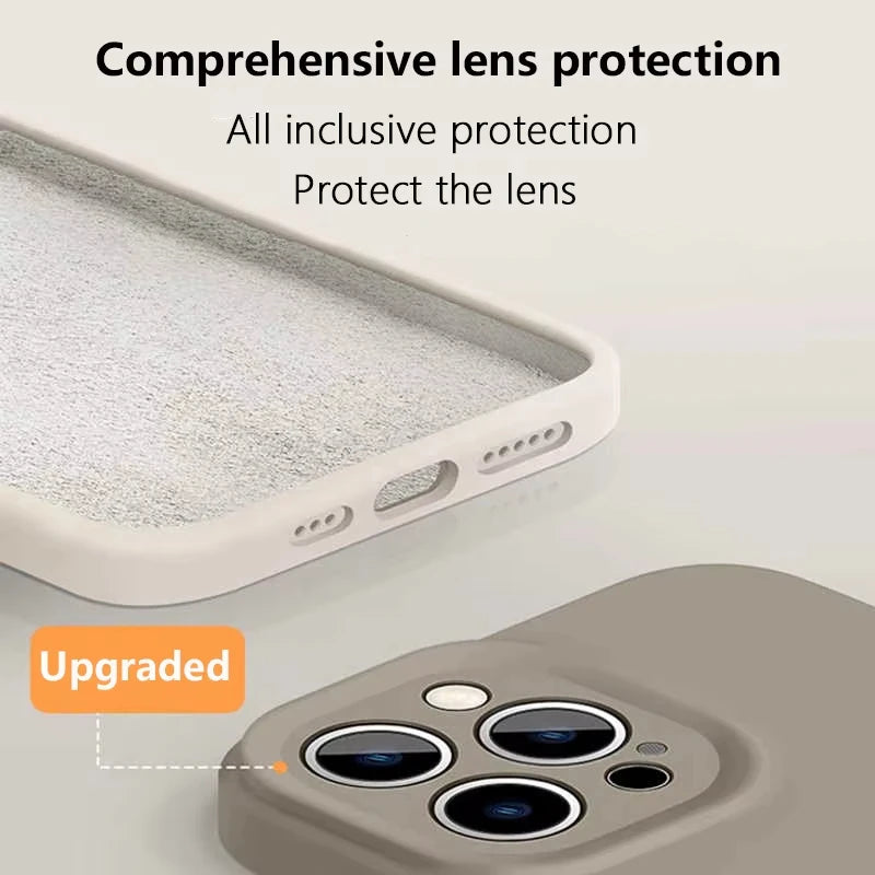 Original Liquid Soft Silicone Magsafe Wireless Charge Magnetic Case Iphone 16 Plus 15 14 13 12 Pro
