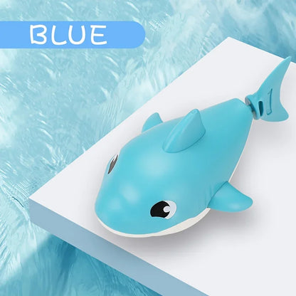 Wind-Up Shark Baby Bath Toy – Cartoon Summer Water Play