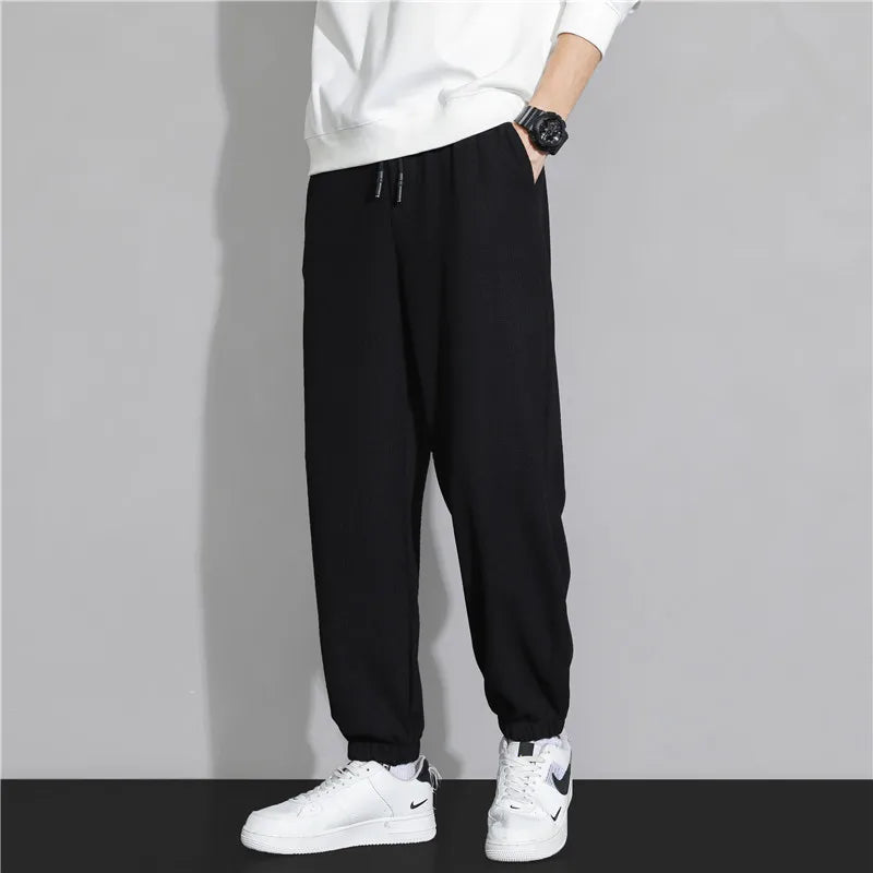 Men's Multi-Pocket Cargo Jogger Pants – Loose Casual Outdoor