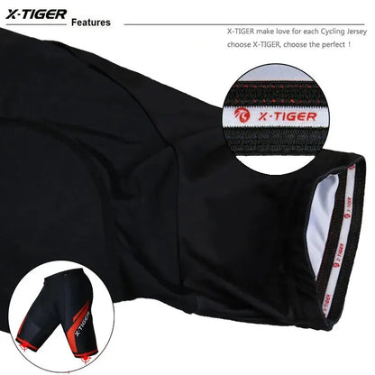 X-Tiger Men's Gel Pad Cycling Shorts – MTB Road Bike