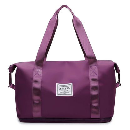 Waterproof Gym Duffle Bag for Women – Large Nylon Tote