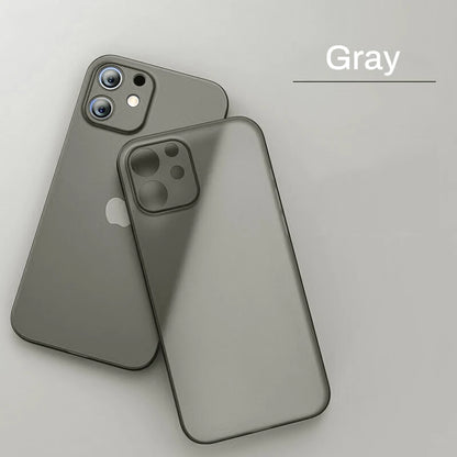 Ultra Thin Matte Phone Case Iphone 11 12 13 14 15 Plus Pro Max Mini X Xr Xsmax Slim Cover Cases