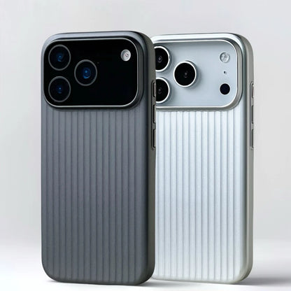 Plating Luggage Stripes Magsafe Phone Case Iphone 18 17 16 15 14 Pro Max Shockproof Wireless Charge