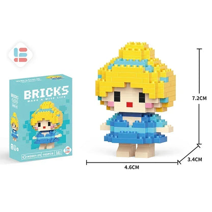 Disney Tsum Tsum Mini Building Blocks – Cartoon Micro Brick Figures