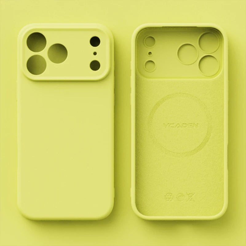 Original Liquid Silicone Magnetic Phone Case Iphone 17 16 15 14 13 12 Pro Max Plus Air Magsafe