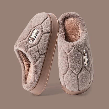 Trend Winter Couple Indoor Non-Slip Men Women Flip Flops Warm Slippers Home Slides Casual Bedroom
