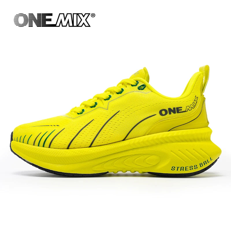 Cushioning Running Shoes Unisex – Non-Slip, Lace-Up Sports Sneakers for Heavy Runners