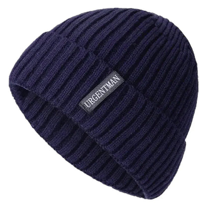 Fur-Lined Knit Beanie Hat – Thick Warm Winter Beanie for Men & Women