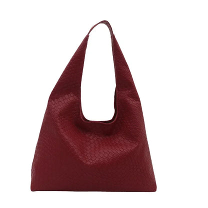 Women's Retro Hobo Tote Bag – Large Capacity Shoulder Bag