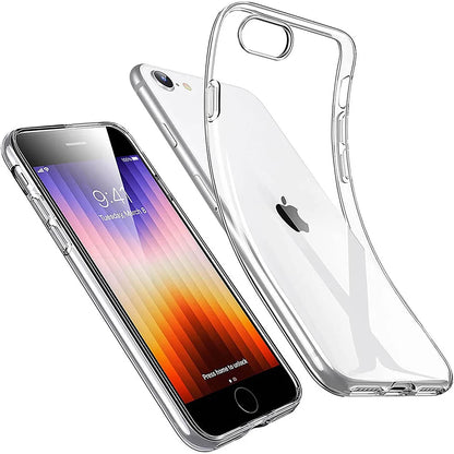 Clear Silicone Soft Case Iphone Se 2022 2020 7 8 Universal Ultra Thin Back Cover Apple Se2 Se3
