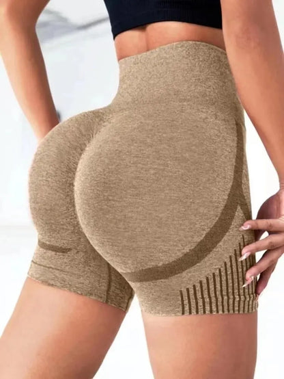 High Waist Butt Lift Yoga Shorts for Women – Seamless Gym Workout