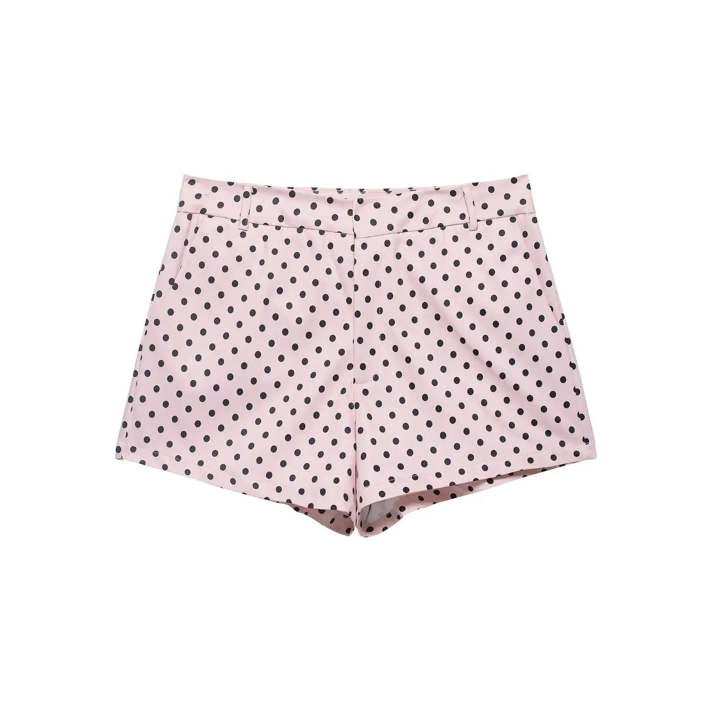 Women's Polka Dot Jacket & Shorts Set