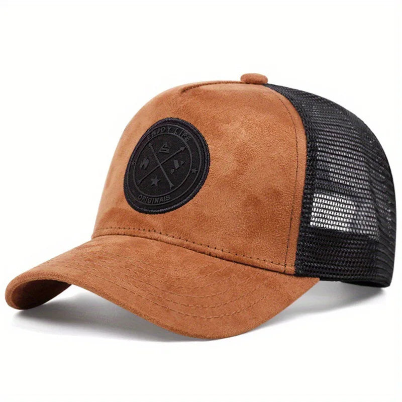 Enjoy Life Patch Trucker Baseball Cap – Unisex
