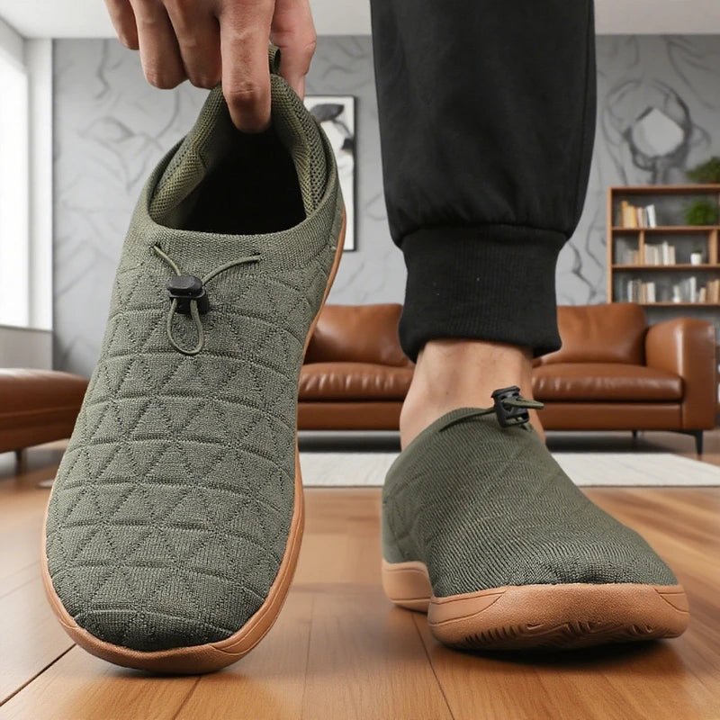 Men's Wide Barefoot Sneakers Breathable Mesh Zero Drop